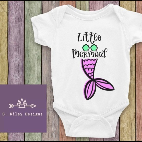 BRAND NEW • Little Mermaid Onesie - Picture 1 of 1